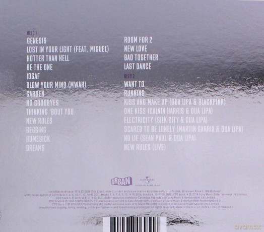Dua Lipa: Dua Lipa (Complete) [2CD]
