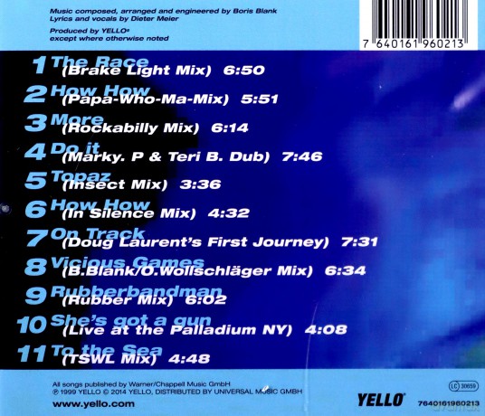 Yello: Eccentrix Remixes [CD]
