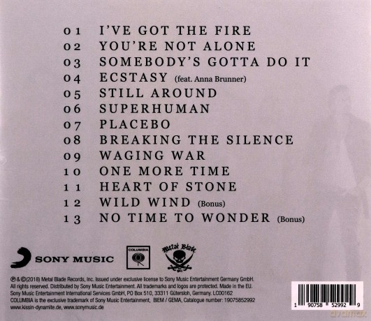 Kissin' Dynamite: Ecstasy [CD]