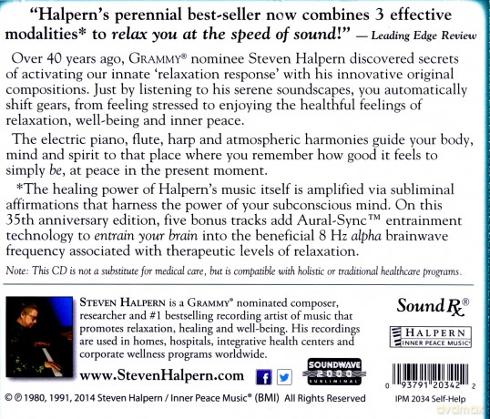Steven Halpern: Effortless Relaxation: Relaxing Music [CD]