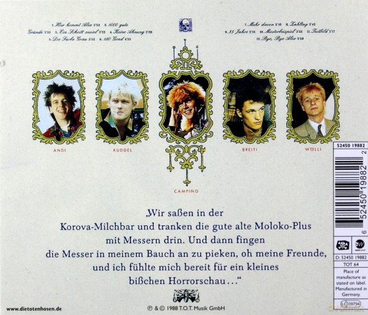 Die Toten Hosen: Ein kleines bisschen Horrorschau [CD]