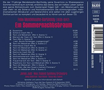 Felix Mendelssohn Bartholdy: Ein Sommernachtstraum [CD]