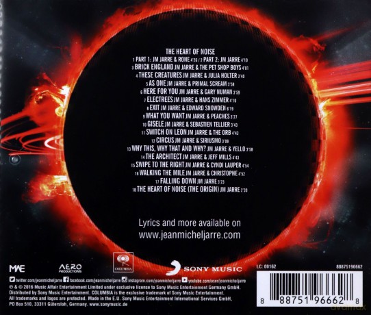 Jean Michel Jarre: Electronica 2: The Heart Of Noise [CD]
