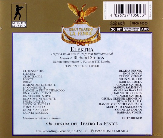 Richard Strauss: Elektra [2CD]