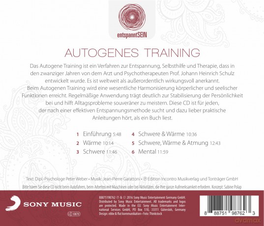 Jean-Paul Genre: entspanntSEIN: Autogenes Training [CD]