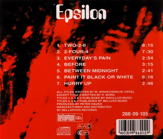 Epsilon: Epsilon [CD]