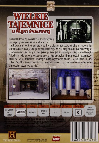 Wielkie Tajemnice II Wojny Światowej 15: Ściganie Zbrodniarzy Hitlerowskich [DVD]
