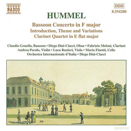 Johann Nepomuk Hummel: Fagottkonzert F-dur [CD]