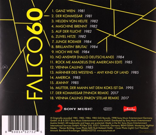 Falco: Falco 60 [CD]