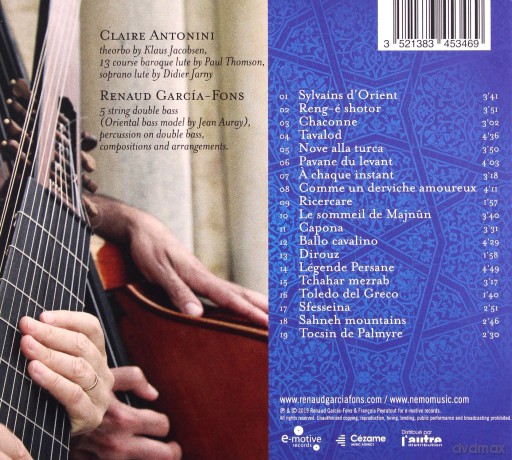 Renaud Garcia-Fons: Farangi-Du Baroque ss L'Orient [CD]