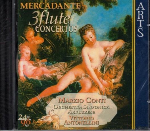 Saverio Mercadante: Flotenkonzerte D-dur,E-dur,e-moll [CD]