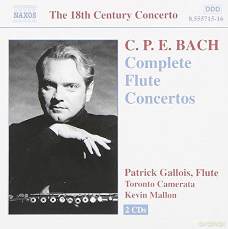 Carl Philipp Emanuel Bach: Flotenkonzerte Wq.22,166-169 [2CD]