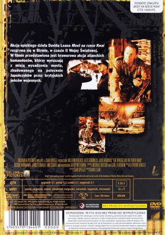 Most na rzece Kwai (polski lektor) [DVD]