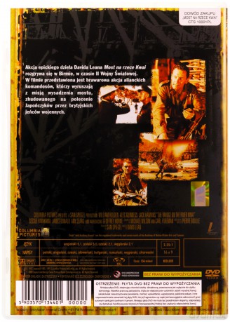 Most na rzece Kwai (polski lektor) [DVD]