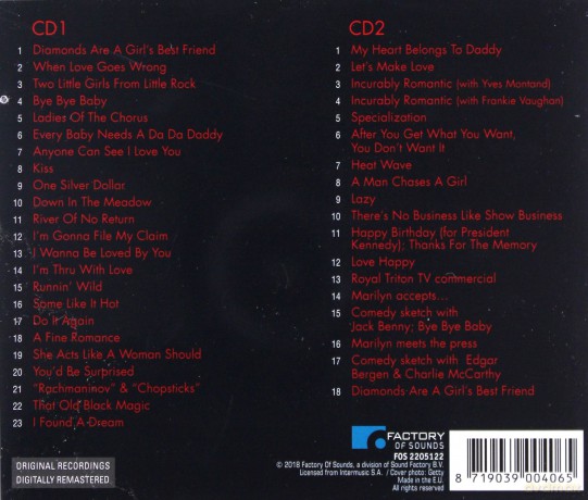 Marilyn Monroe: For Always [2CD]