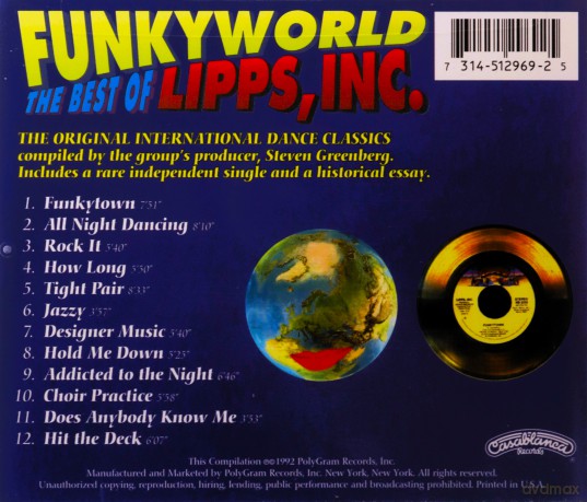 Lipps Inc: Funkyworld:The Best Of Lipps,Inc. [CD]
