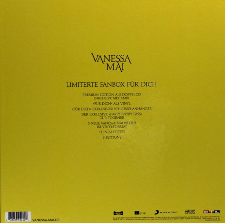 Vanessa Mai: Fur dich (Limited-Fanbox) [Winyl]+[CD]+[GADŻET]
