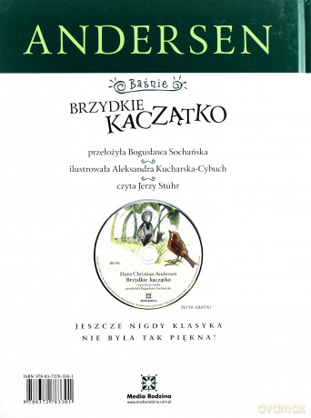 Brzydkie Kaczątko (Mistrzowie Klasyki Dziecięcej) - Hans Christian Andersen [KSIĄŻKA]+[CD]