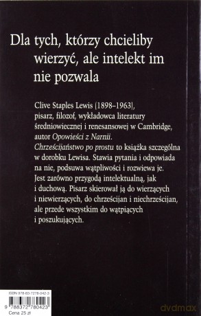 Chrześcijaństwo po prostu - Clive Staples Lewis [KSIĄŻKA]