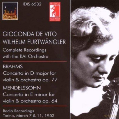 Johannes Brahms: Gioconda de Vito spielt Violinkonzerte [CD]