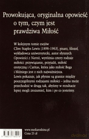 Cztery miłości - Clive Staples Lewis [KSIĄŻKA]