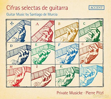Santiago de Murcia: Gitarrenwerke Cifras selectas de guitarra [CD]