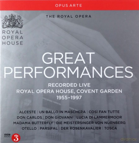 Great Performances (Operngesamtaufnahmen aus dem Royal Opera House) [32CD]