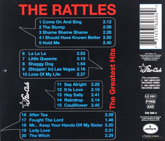 The Rattles: Greatest Hits [CD]