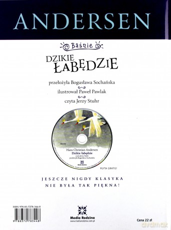 Dzikie łabędzie (Mistrzowie Klasyki Dziecięcej) - Hans Christian Andersen [KSIĄŻKA]+[CD]