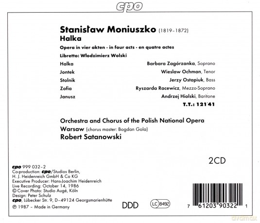 Stanislaw Moniuszko: Halka (Oper in 4 Akten) [2CD]