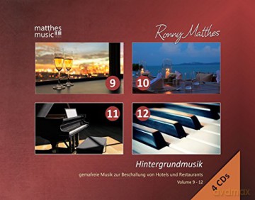 Ronny Matthes: Hintergrundmusik Vol.9 - 12 (GEMA-frei) [CD]