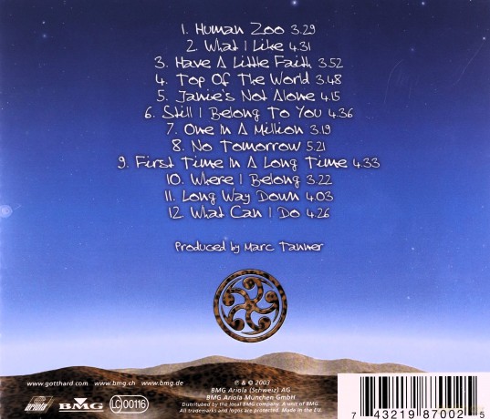 Gotthard: Human Zoo [CD]