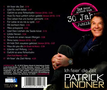 Patrick Lindner: Ich feier' die Zeit [CD]