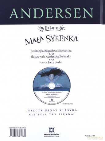 Mała syrenka (Mistrzowie Klasyki Dziecięcej) - Hans Christian Andersen [KSIĄŻKA]+[CD]