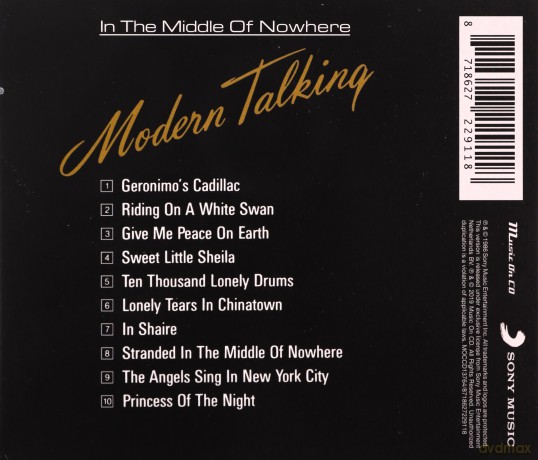 Modern Talking: In The Middle Of Nowhere [CD]