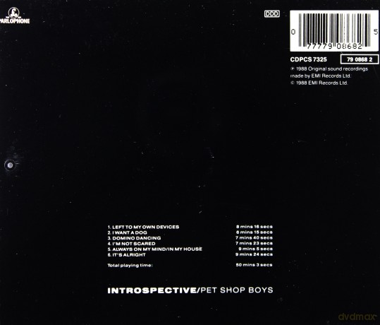 Pet Shop Boys: Introspective [CD]