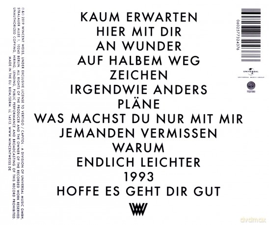 Wincent Weiss: Irgendwie anders [CD]