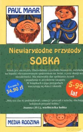 Niewiarygodne przygody Sobka - Paul Maar [KSIĄŻKA]