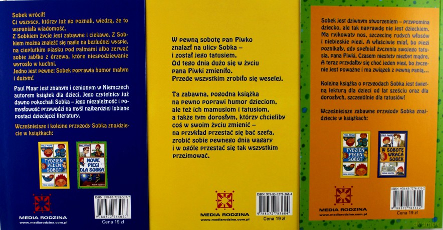 Niewiarygodne przygody Sobka - Paul Maar [KSIĄŻKA]