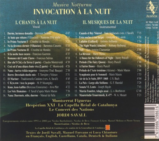 Jordi Savall - Invocation A La Nuit [2CD]
