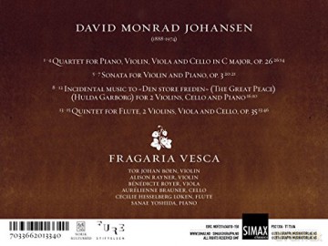 David Monrad Johansen: Kammermusik [CD]
