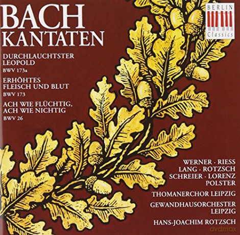 Johann Sebastian Bach: Kantaten BWV 26,173,173a [CD]