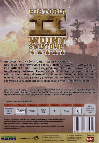 Historia II Wojny Światowej 44: Świat w ogniu cz.1 [DVD]