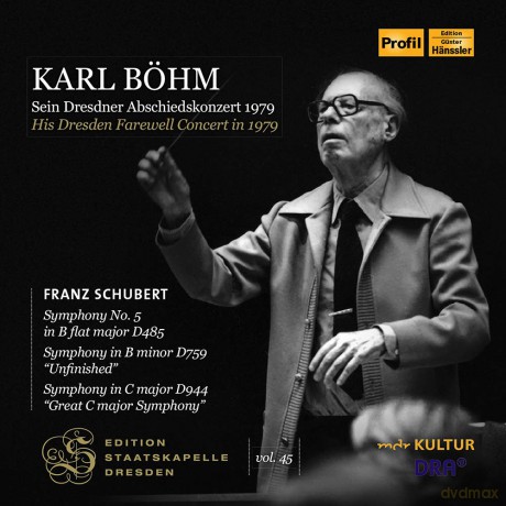 Franz Schubert: Karl Bohm - Abschiedskonzert Dresden 1979 [2CD]
