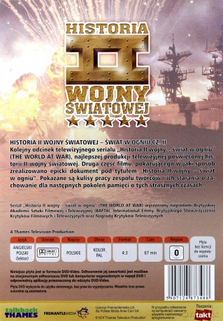 Historia II Wojny Światowej 45:Świat w ogniu cz.2 [DVD]