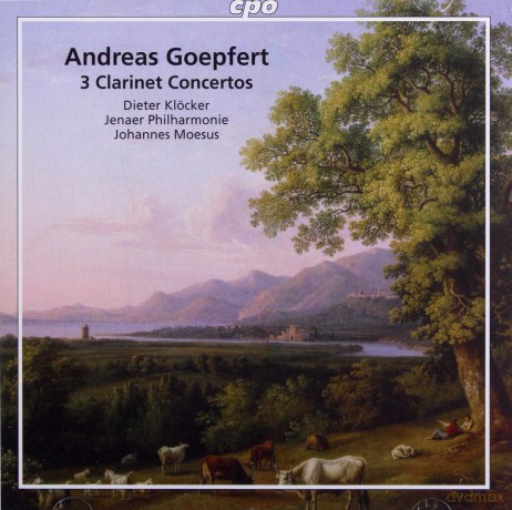 Carl Andreas Gopfert: Klarinettenkonzerte opp.14,20,35 [CD]