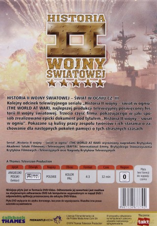 Historia II Wojny Światowej 46: Świat w ogniu cz.3 [DVD]