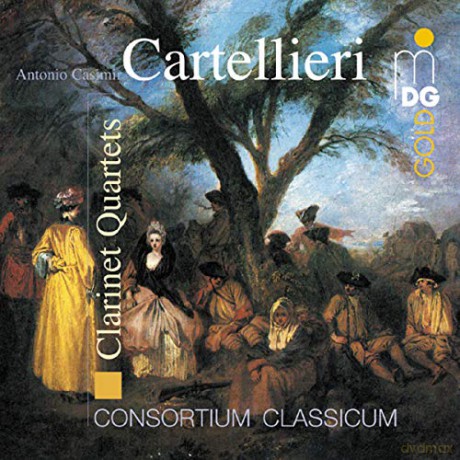 Antonio Casimir Cartellieri: Klarinettenquartette Nr.1,2,4 [CD]