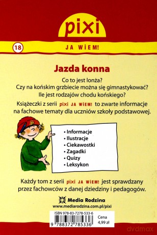 Pixi JA WIEM! 18 Jazda konna [KSIĄŻKA]