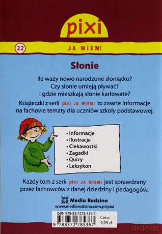 Pixi JA WIEM! 22 Słonie [KSIĄŻKA]